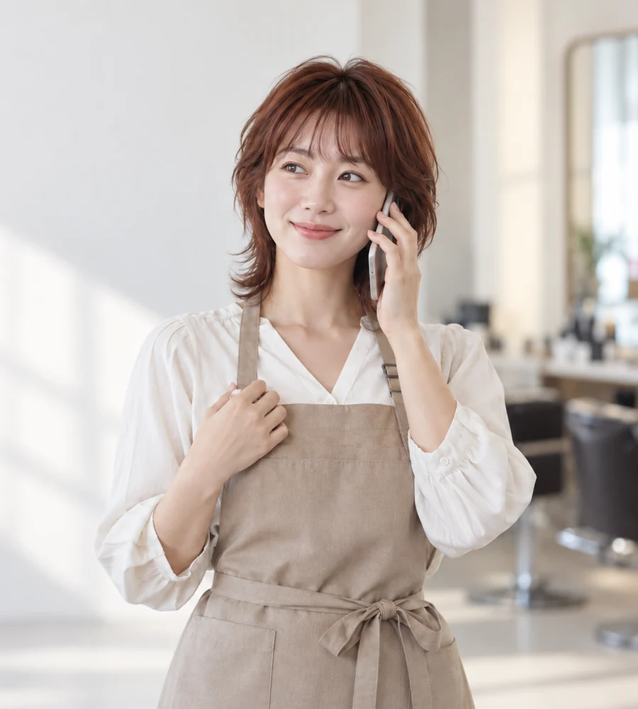 부산 개인돈 대출 상담을 휴대전화로 안내받는 고객